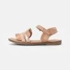 Friboo Leather Strappy Sandals - Sandalen - Rose Gold/Coloured