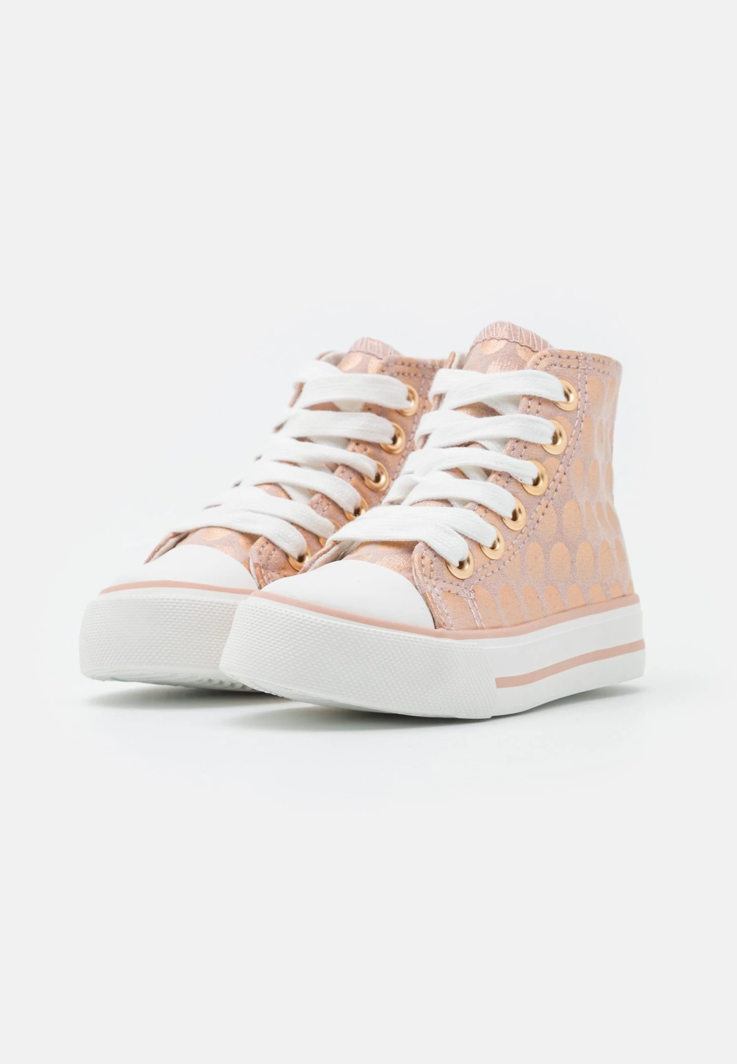 Friboo Sneakers Hoog - Rose Gold 2 Friboo Sneakers Hoog - Rose Gold - Afbeelding 2
