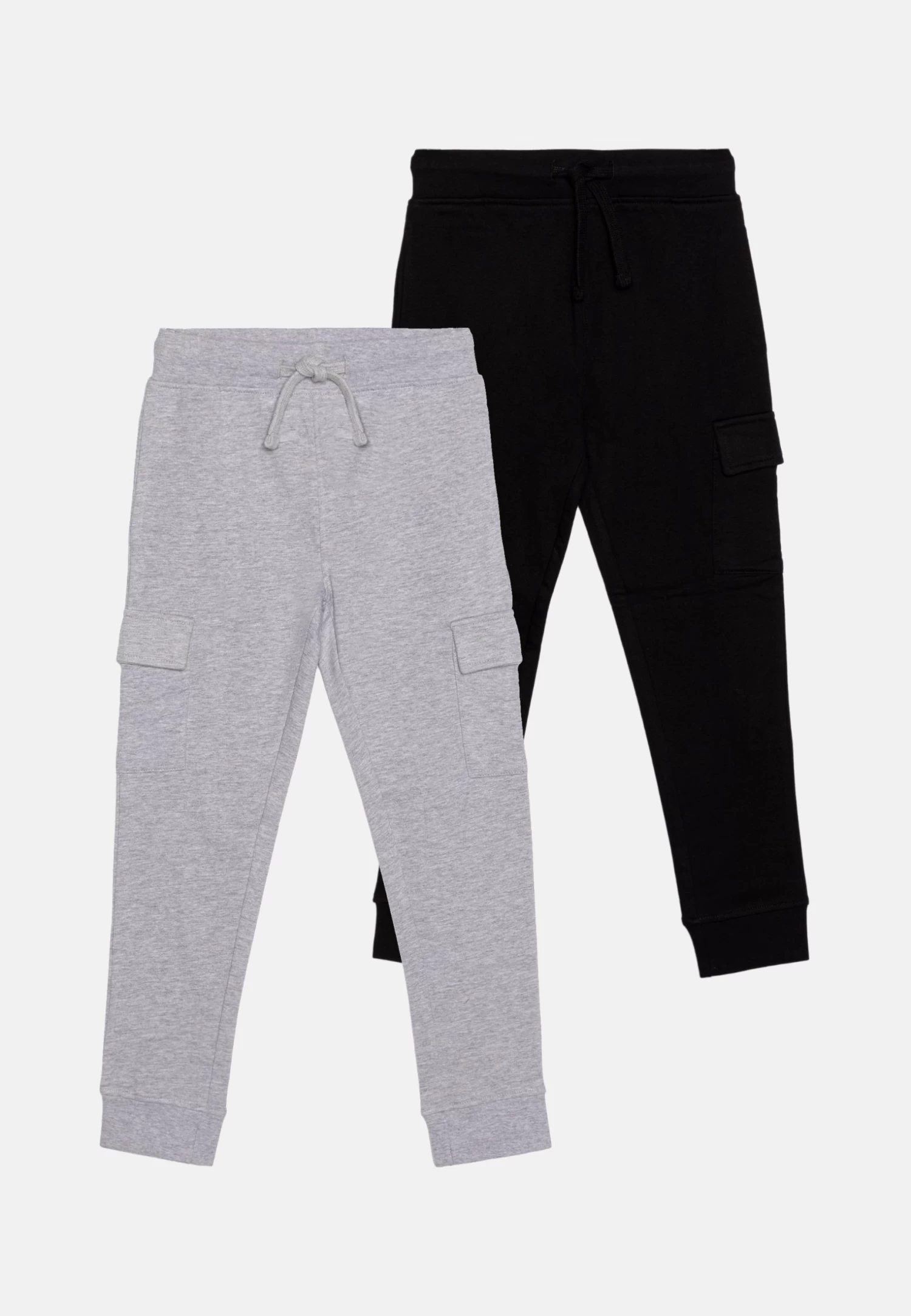 Friboo Unisex 2 Pack - Trainingsbroek - Grey/Black 1 Friboo Unisex 2 Pack - Trainingsbroek - Grey/Black