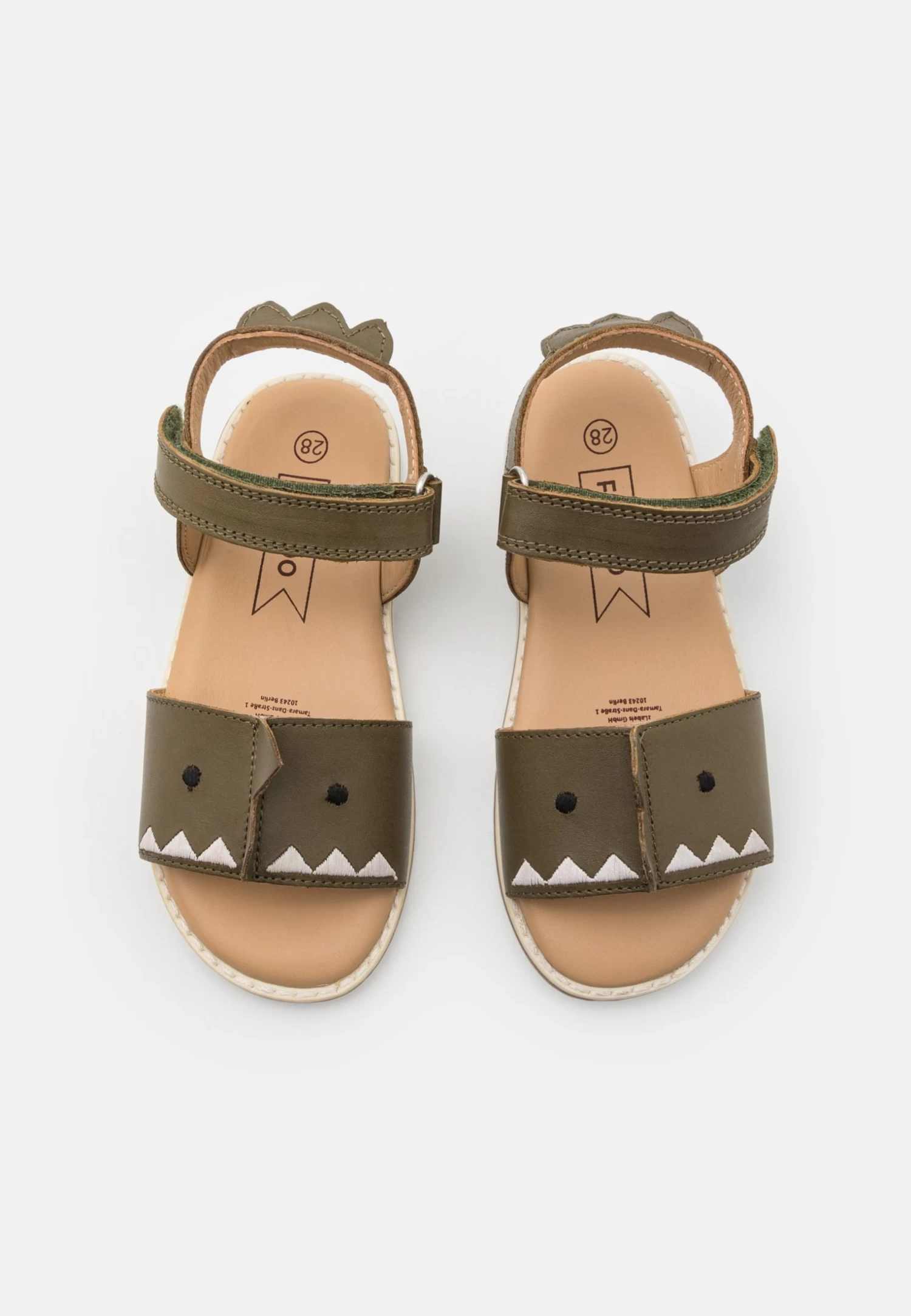 Friboo Leather - Sandalen - Khaki 4 Friboo Leather - Sandalen - Khaki - Afbeelding 4