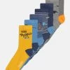 Friboo 7 Pack - Sokken - Multi-Coloured/Yellow/Dark Blue