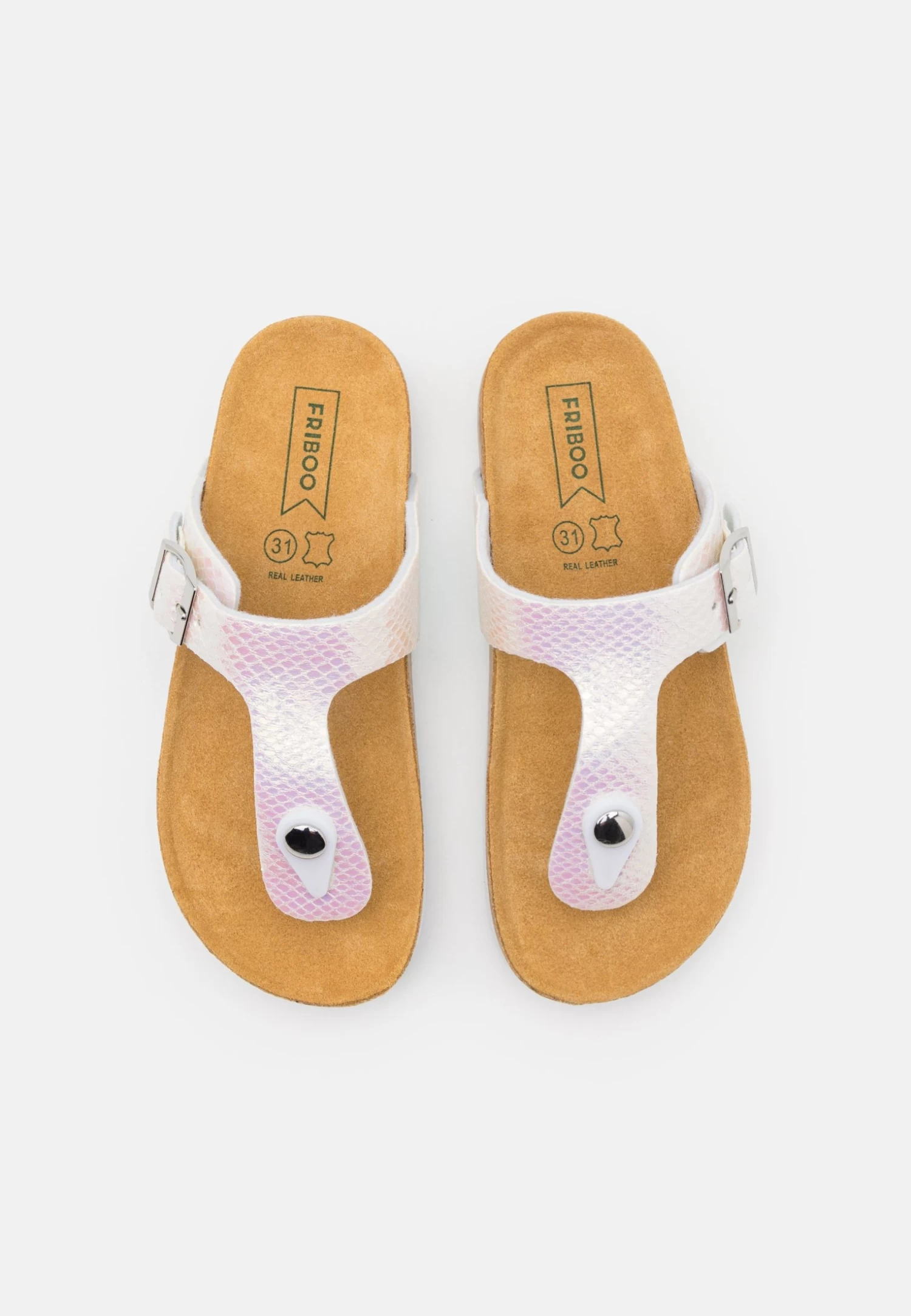 Friboo Teensandalen - White 4 Friboo Teensandalen - White - Afbeelding 4