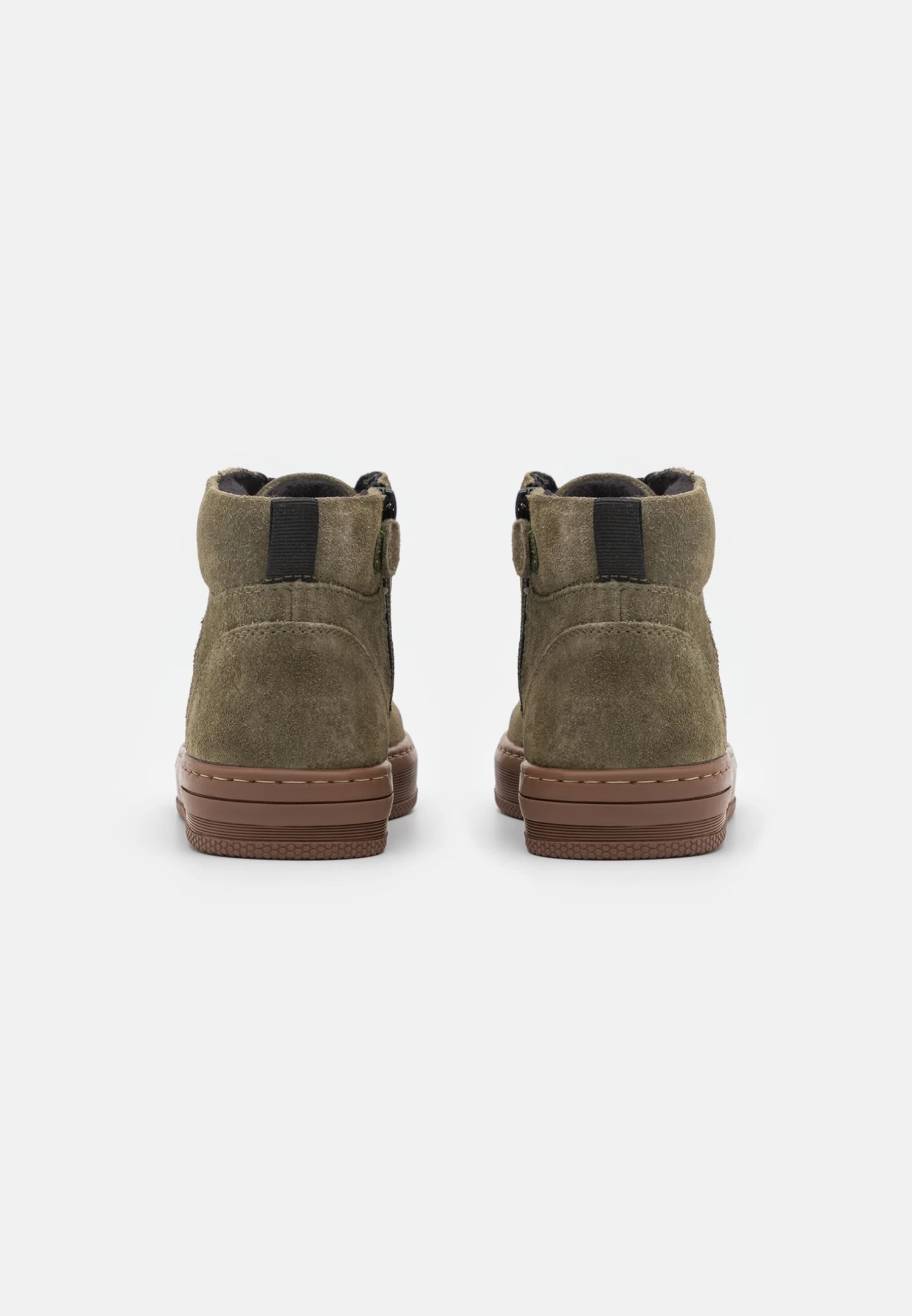 Friboo Leather - Veterboots - Khaki 3 Friboo Leather - Veterboots - Khaki - Afbeelding 3