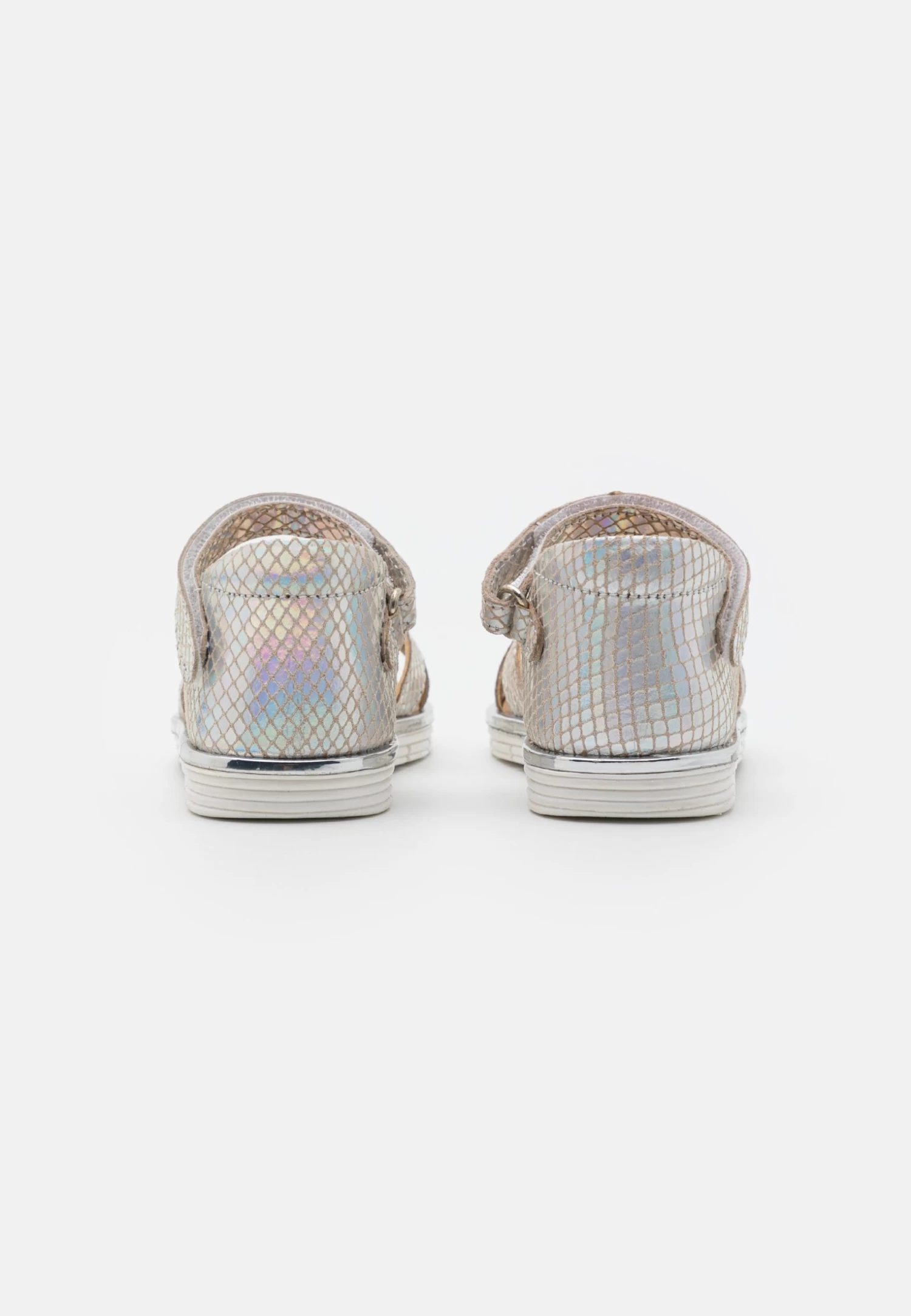 Friboo Holographic Leather - Sandalen - Silver 3 Friboo Holographic Leather - Sandalen - Silver - Afbeelding 3