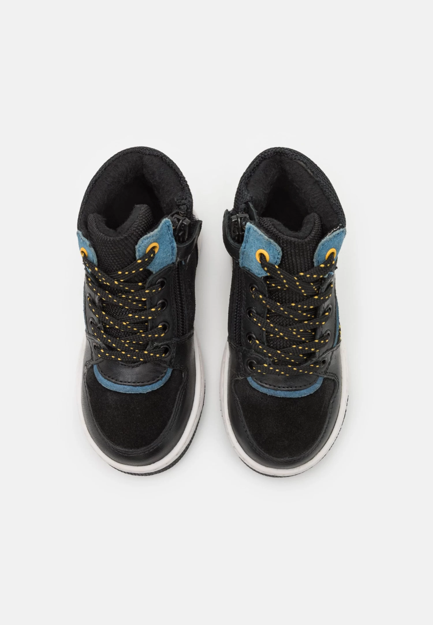 Friboo Leather - Sneakers Hoog - Black 4 Friboo Leather - Sneakers Hoog - Black - Afbeelding 4