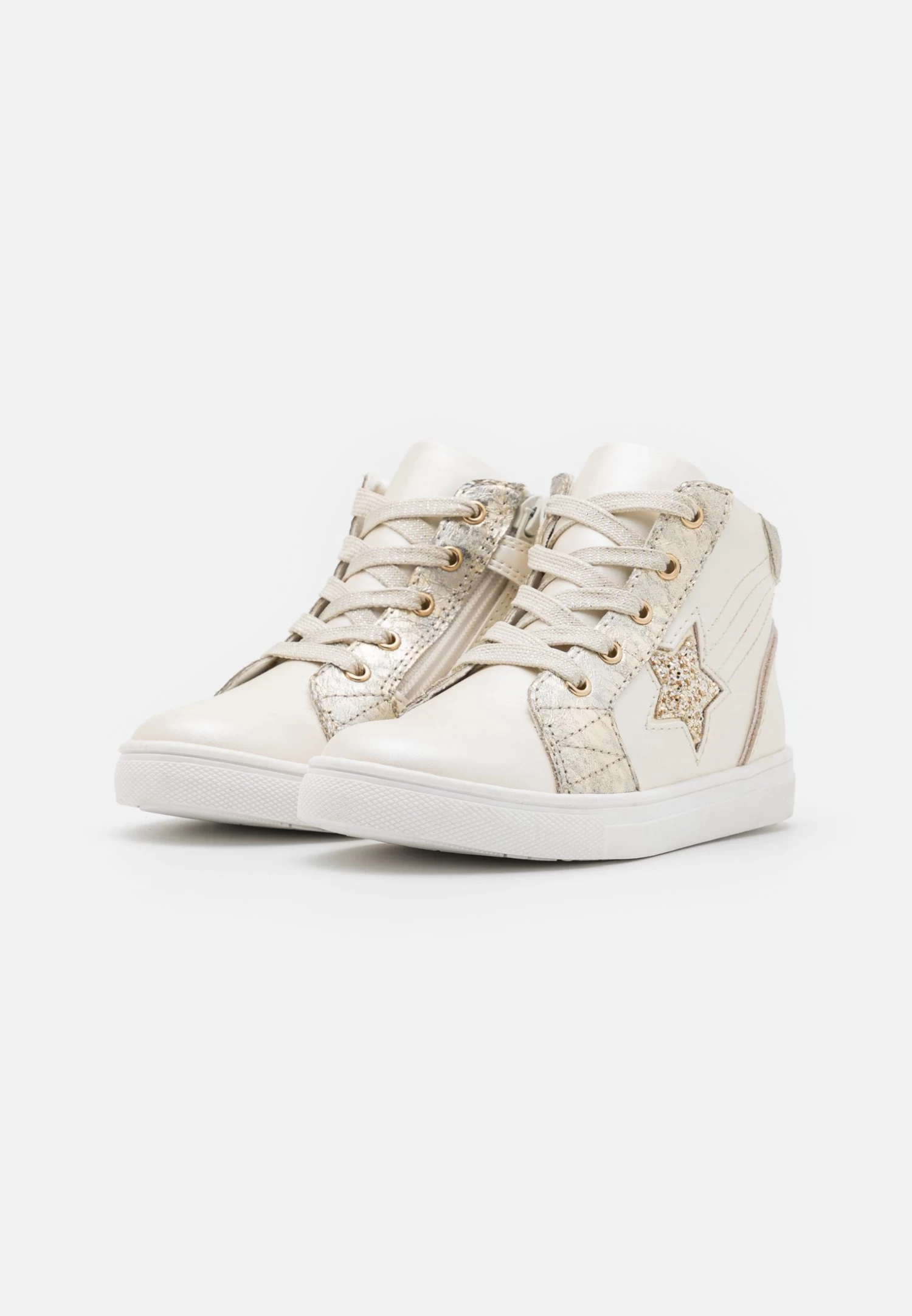 Friboo Sneakers Hoog - Off-White 2 Friboo Sneakers Hoog - Off-White - Afbeelding 2