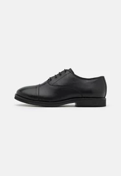 Friboo Leather - Veterschoenen - Black