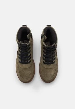 Friboo Leather - Veterboots - Khaki 9 Friboo Leather - Veterboots - Khaki -Friboo ceaaa599a05f4869abd8451200e3b9c4