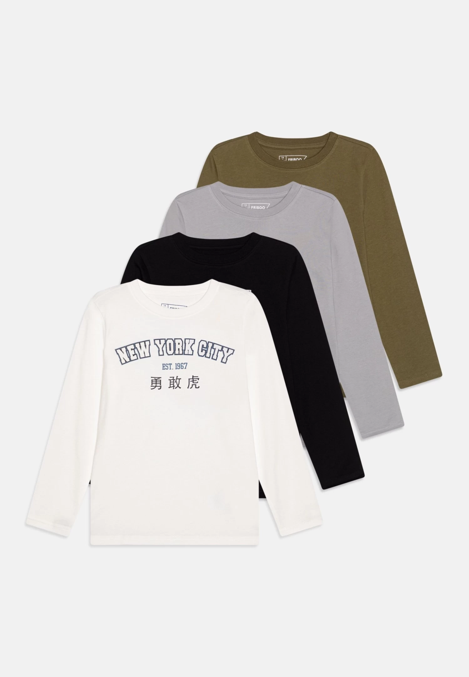 Friboo 4 Pack - Longsleeve - Multi-Coloured 1 Friboo 4 Pack - Longsleeve - Multi-Coloured