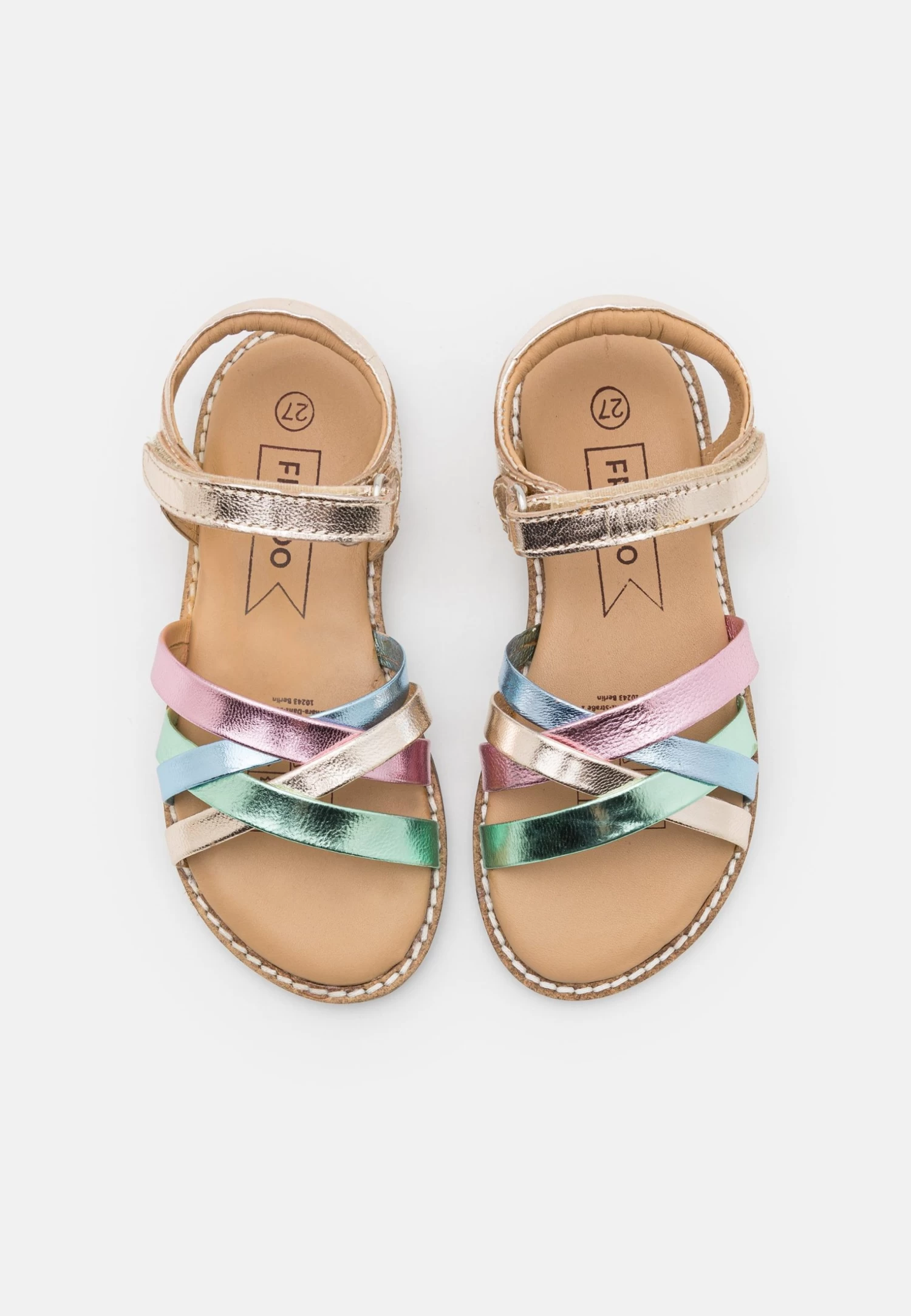 Friboo Leather - Sandalen - Multi-Coloured 4 Friboo Leather - Sandalen - Multi-Coloured - Afbeelding 4